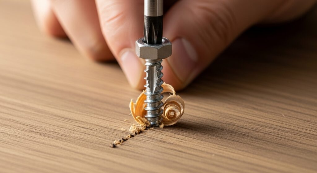 セルフタッピングネジとは？下穴不要で使える理由と注意点