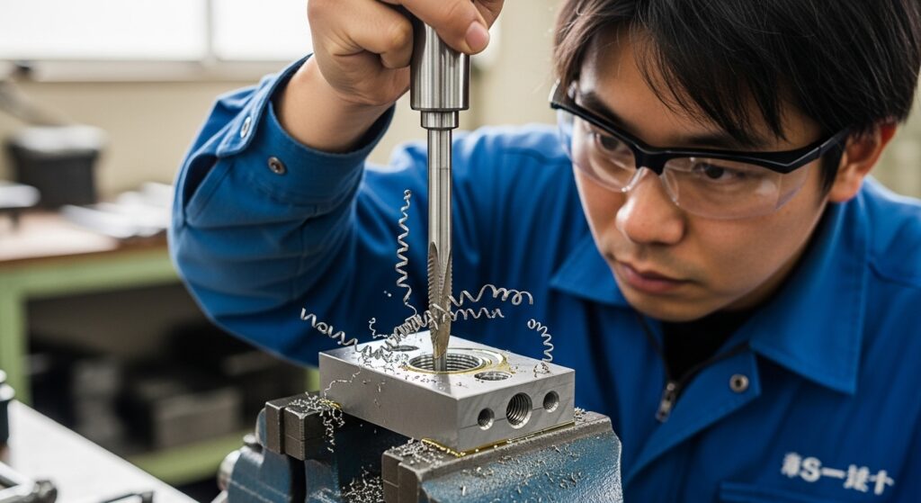 タップ加工とは何か？ネジ山を作る工程と精度を上げるコツ